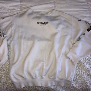 White Reckless Los Angeles Crewneck